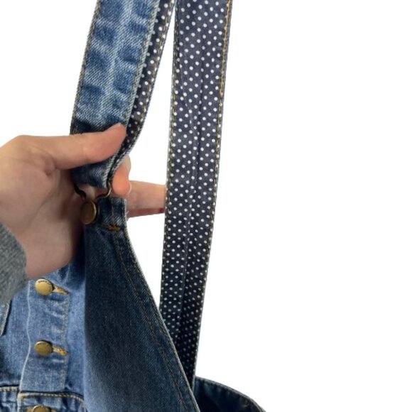 Highway Jeans Womens Denim Jeans Overalls Cutoff Shorts Pockets Size Extra Large - Picture 7 of 13